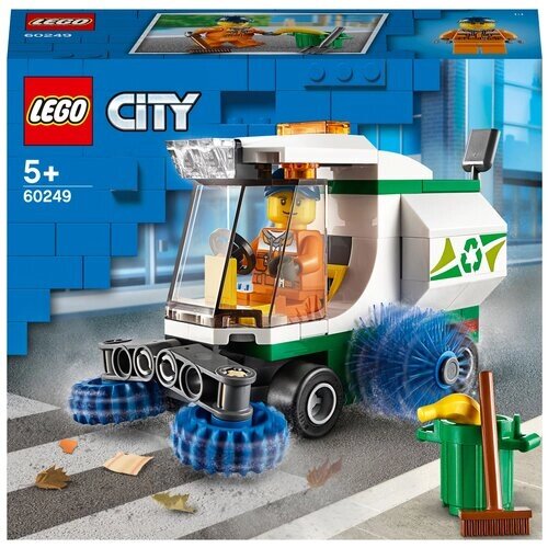Конструктор LEGO City Great Vehicles 60249 Машина для очистки улиц, 89 дет. от компании М.Видео - фото 1