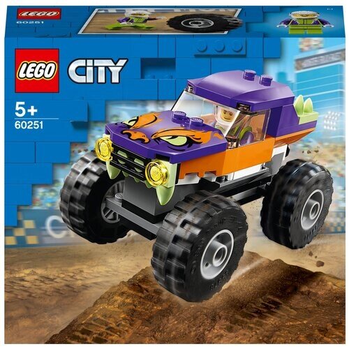 Конструктор LEGO City Great Vehicles 60251 Монстр-трак, 55 дет. от компании М.Видео - фото 1