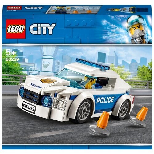 Конструктор LEGO City Police 60239 Автомобиль полицейского патруля, 92 дет. от компании М.Видео - фото 1