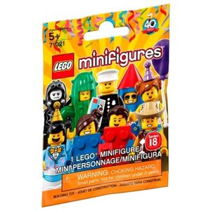 Конструктор LEGO Collectable Minifigures 71021 Серия 18, 9 дет.