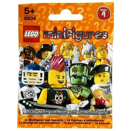 Конструктор LEGO Collectable Minifigures 8804 Серия 4, 8 дет. от компании М.Видео - фото 1