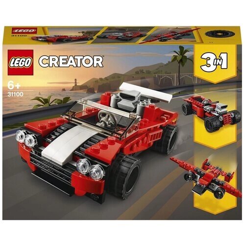 Конструктор LEGO Creator 31100 Спортивный автомобиль, 134 дет. от компании М.Видео - фото 1
