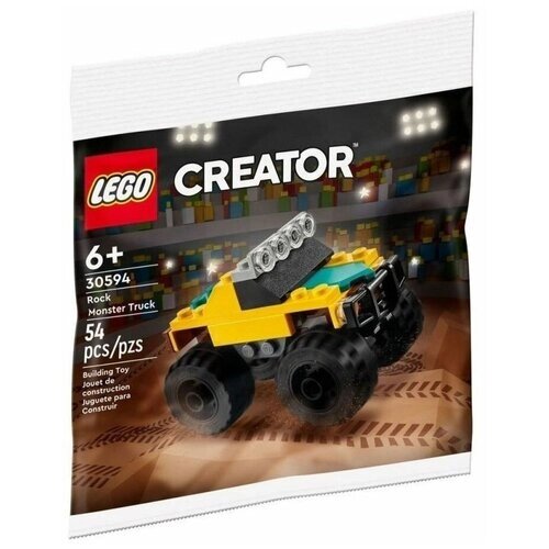Конструктор LEGO Creator Polybag Rock Monster-Truck "Монстр-Трак" 54 деталей / 30594 от компании М.Видео - фото 1