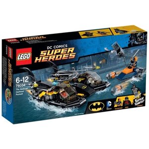 Конструктор LEGO DC Super Heroes 76034 Погоня на бэткатере в порту, 264 дет.