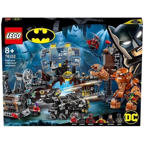 Конструктор LEGO DC Super Heroes 76122 Вторжение Глиноликого в бэт-пещеру, 1038 дет. от компании М.Видео - фото 1