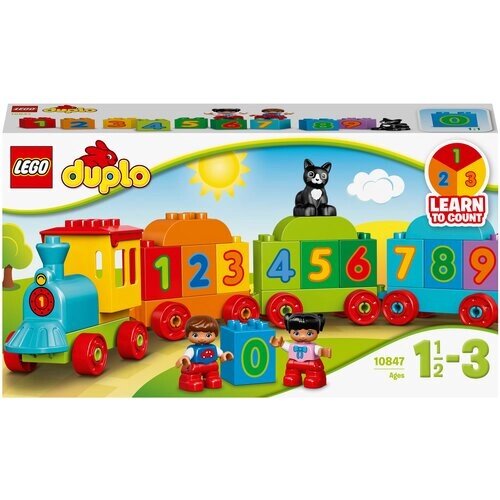 Конструктор LEGO DUPLO 10847 Поезд Считай и играй, 23 дет. от компании М.Видео - фото 1
