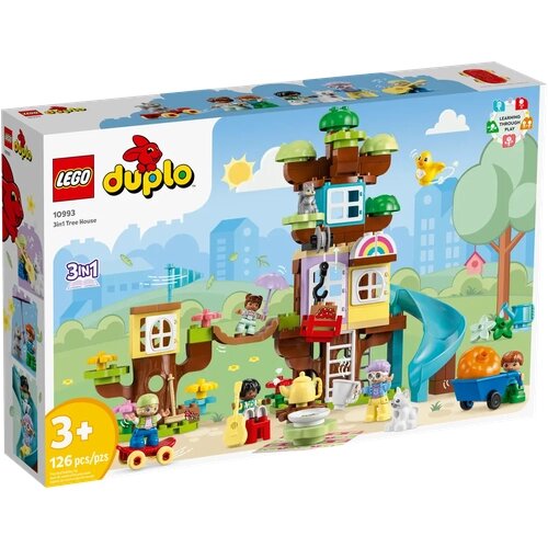 Конструктор LEGO Duplo 10993 3-in-1 Tree House, 126 дет. от компании М.Видео - фото 1