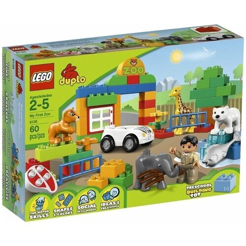 Конструктор LEGO DUPLO 6136 Мой первый зоопарк, 60 дет. от компании М.Видео - фото 1