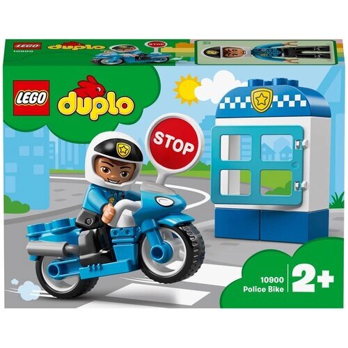 Конструктор LEGO DUPLO Town 10900 Полицейский мотоцикл, 8 дет. от компании М.Видео - фото 1