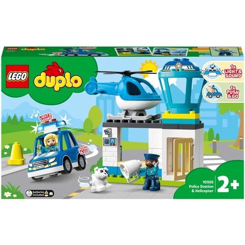 Конструктор LEGO  DUPLO Town 10959 Полицейский участок и вертолёт от компании М.Видео - фото 1