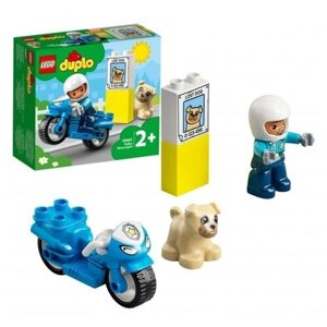 Конструктор LEGO DUPLO Town Полицейский мотоцикл
