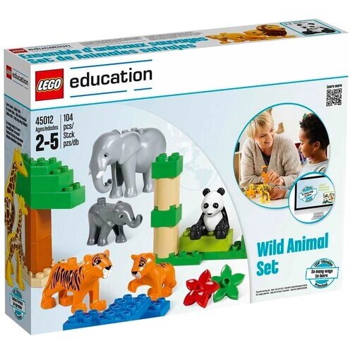 Конструктор LEGO Education PreSchool DUPLO 45012 Дикие животные, 104 дет. от компании М.Видео - фото 1