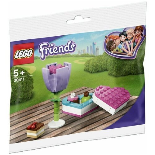 Конструктор LEGO Friends 30411 Цветок и коробка конфет, 75 дет. от компании М.Видео - фото 1