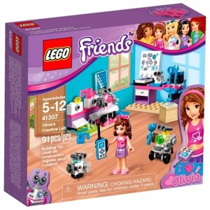 Конструктор LEGO Friends 41307 Творческая лаборатория Оливии, 91 дет.