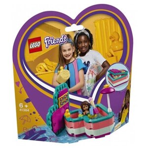 Конструктор LEGO Friends 41384 Летняя шкатулка-сердечко для Андреа, 83 дет.