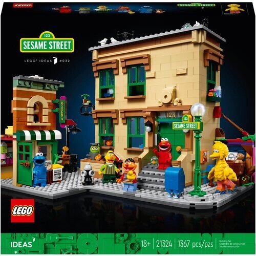Конструктор LEGO Ideas 21324 Улица Сезам, 123, 1367 дет. от компании М.Видео - фото 1