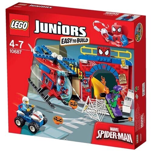 Конструктор LEGO Juniors 10687 Убежище Человека-паука, 137 дет. от компании М.Видео - фото 1
