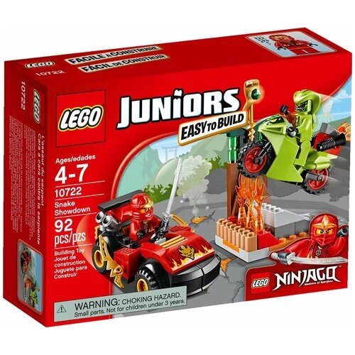 Конструктор LEGO Juniors 10722 Схватка со змеями, 92 дет. от компании М.Видео - фото 1