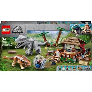 Конструктор LEGO Jurassic World 75941 Индоминус-рекс против анкилозавра, 537 дет.