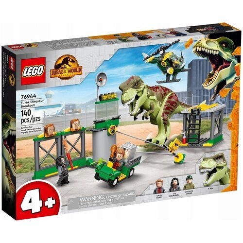 Конструктор LEGO Jurassic World 76944Прорыв тираннозавра T-Рекса, 140 дет. от компании М.Видео - фото 1