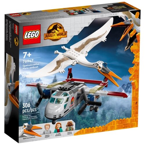 Конструктор LEGO Jurassic World 76947 Кетцалькоатль: нападение на самолёт, 306 дет. от компании М.Видео - фото 1