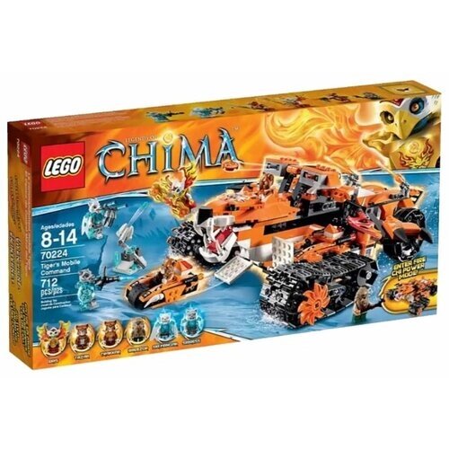 Конструктор LEGO Legends of Chima 70224 Передвижной командный пункт Тигров, 712 дет. от компании М.Видео - фото 1