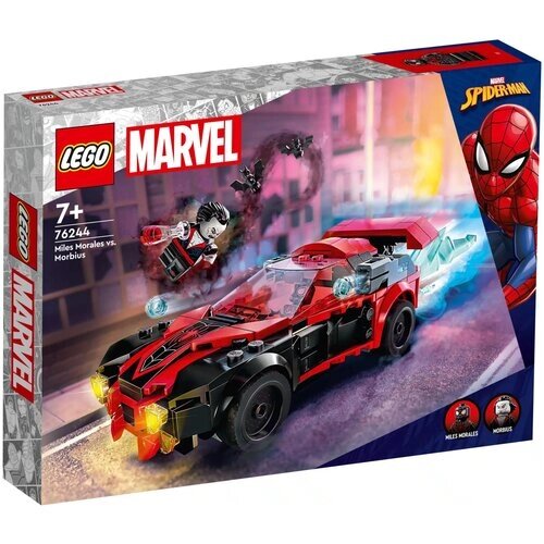 Конструктор LEGO Marvel 76244 Miles Morales vs. Morbius, 220 дет. от компании М.Видео - фото 1