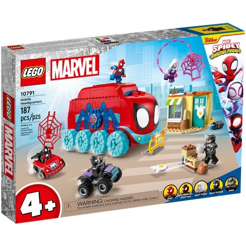 Конструктор LEGO Marvel Spiderman 10791 Мобильный штаб команды Паука, 187 дет. от компании М.Видео - фото 1