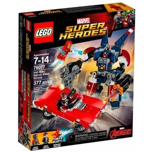 Конструктор LEGO Marvel Super Heroes 76077 Железный человек: стальной Детройт наносит удар, 377 дет.