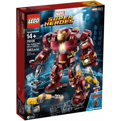 Конструктор LEGO Marvel Super Heroes 76105 Халкбастер: эра Альтрона, 1363 дет. от компании М.Видео - фото 1