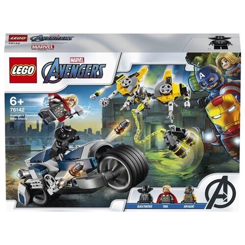 Конструктор LEGO Marvel Super Heroes 76142 Avengers Атака на спортбайке от компании М.Видео - фото 1