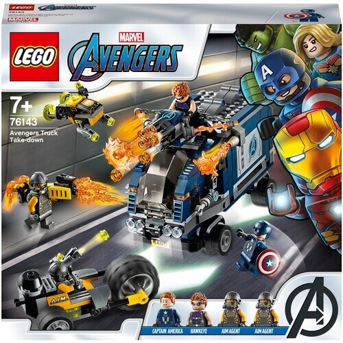 Конструктор LEGO Marvel Super Heroes 76143 Avengers Нападение на грузовик, 477 дет. от компании М.Видео - фото 1