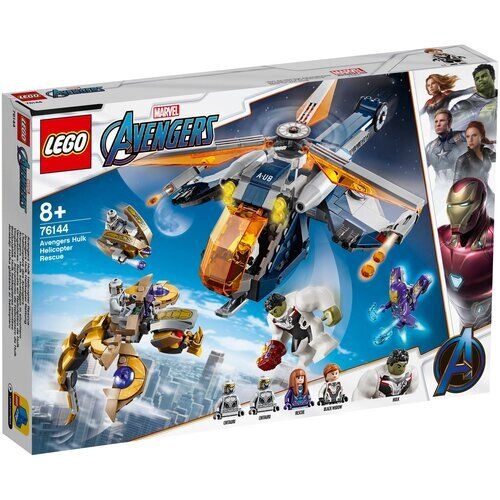 Конструктор LEGO Marvel Super Heroes 76144 Avengers Мстители: Спасение Халка на вертолёте, 482 дет. от компании М.Видео - фото 1