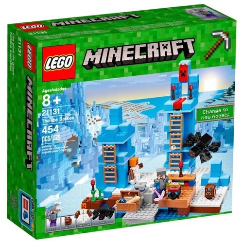 Конструктор LEGO Minecraft 21131 Ледяные шипы, 454 дет. от компании М.Видео - фото 1