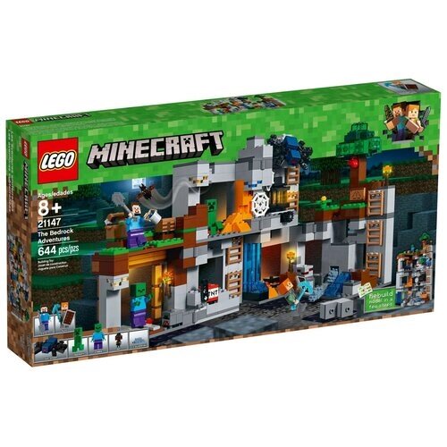 Конструктор LEGO Minecraft 21147 Приключения в шахтах, 644 дет. от компании М.Видео - фото 1
