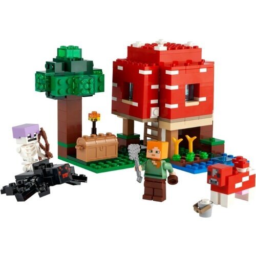 Конструктор LEGO Minecraft 21179 Грибной дом, 272 дет. от компании М.Видео - фото 1