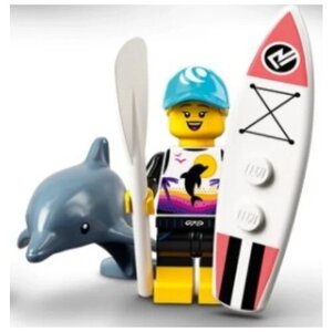 Конструктор LEGO Minifigures 71029 № 1 САП-серфер с дельфином