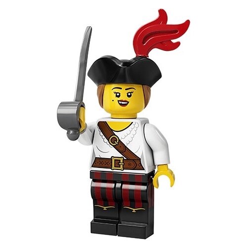 Конструктор LEGO Minifigures Series #20 71027-05 Девочка-пират / Pirate Girl (col20-5) от компании М.Видео - фото 1