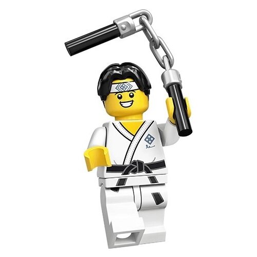 Конструктор LEGO Minifigures Series #20 71027-10 Мастер боевых искусств / Martial Arts Boy (col20-10) от компании М.Видео - фото 1