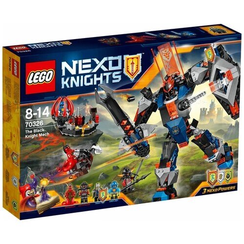 Конструктор LEGO Nexo Knights 70326 Черный рыцарь-бот, 530 дет. от компании М.Видео - фото 1