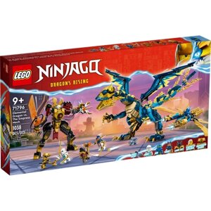 Конструктор Lego Ninjago 71796 Стихийный дракон против Робота-императрицы