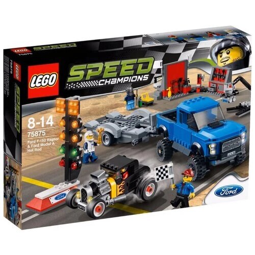 Конструктор LEGO Speed Champions 75875 Форд F-150 Раптор и Форд Model A Хот-род, 664 дет. от компании М.Видео - фото 1