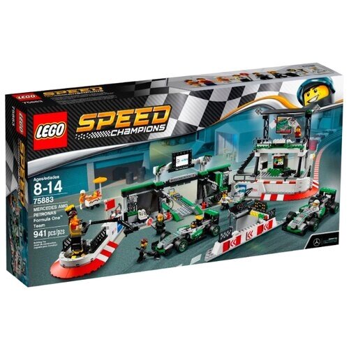 Конструктор LEGO Speed Champions 75883 Команда Mercedes AMG Petronas, 941 дет. от компании М.Видео - фото 1