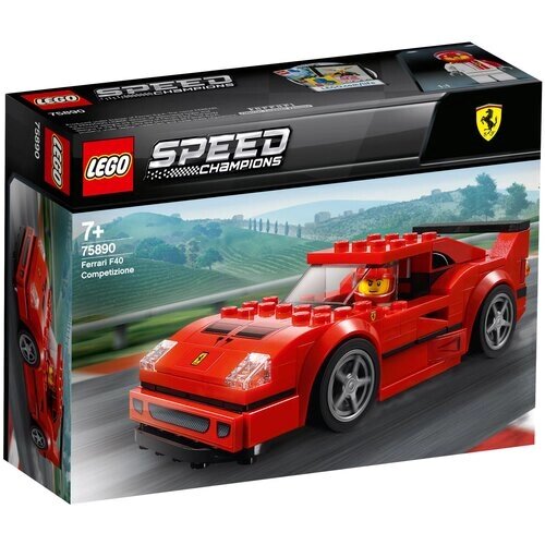 Конструктор LEGO Speed Champions 75890 Ferrari F40 Competizione, 198 дет. от компании М.Видео - фото 1