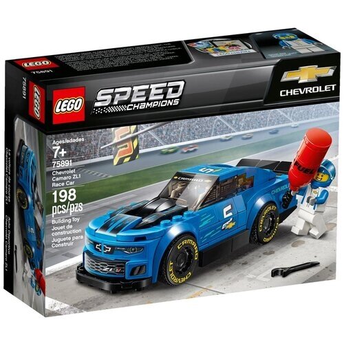 Конструктор LEGO Speed Champions 75891 Шевроле Камаро ZL1, 198 дет. от компании М.Видео - фото 1