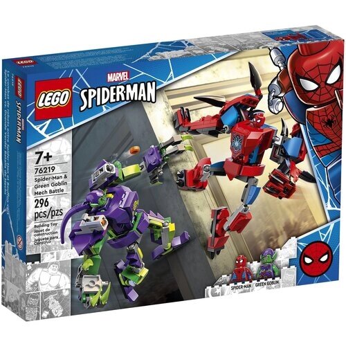 Конструктор LEGO Spider-Man 76219 Битва роботов Человека-паука и Зелёного Гоблина от компании М.Видео - фото 1