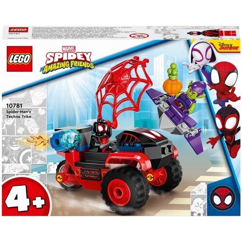 Конструктор LEGO Spidey 10781 Майлз Моралес техно-трайк Человека-Паука, 59 дет. от компании М.Видео - фото 1