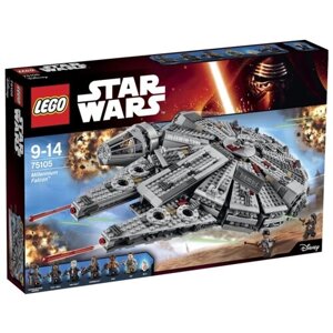 Конструктор LEGO Star Wars 75105 Сокол тысячелетия, 1329 дет.