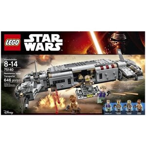Конструктор LEGO Star Wars 75140 Военный транспорт Сопротивления, 646 дет.