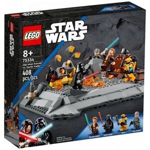 Конструктор LEGO Star Wars 75334 Obi-Wan Kenobi vs. Darth Vader Оби-Ван Кеноби против Дарта Вейдера, 408 дет.